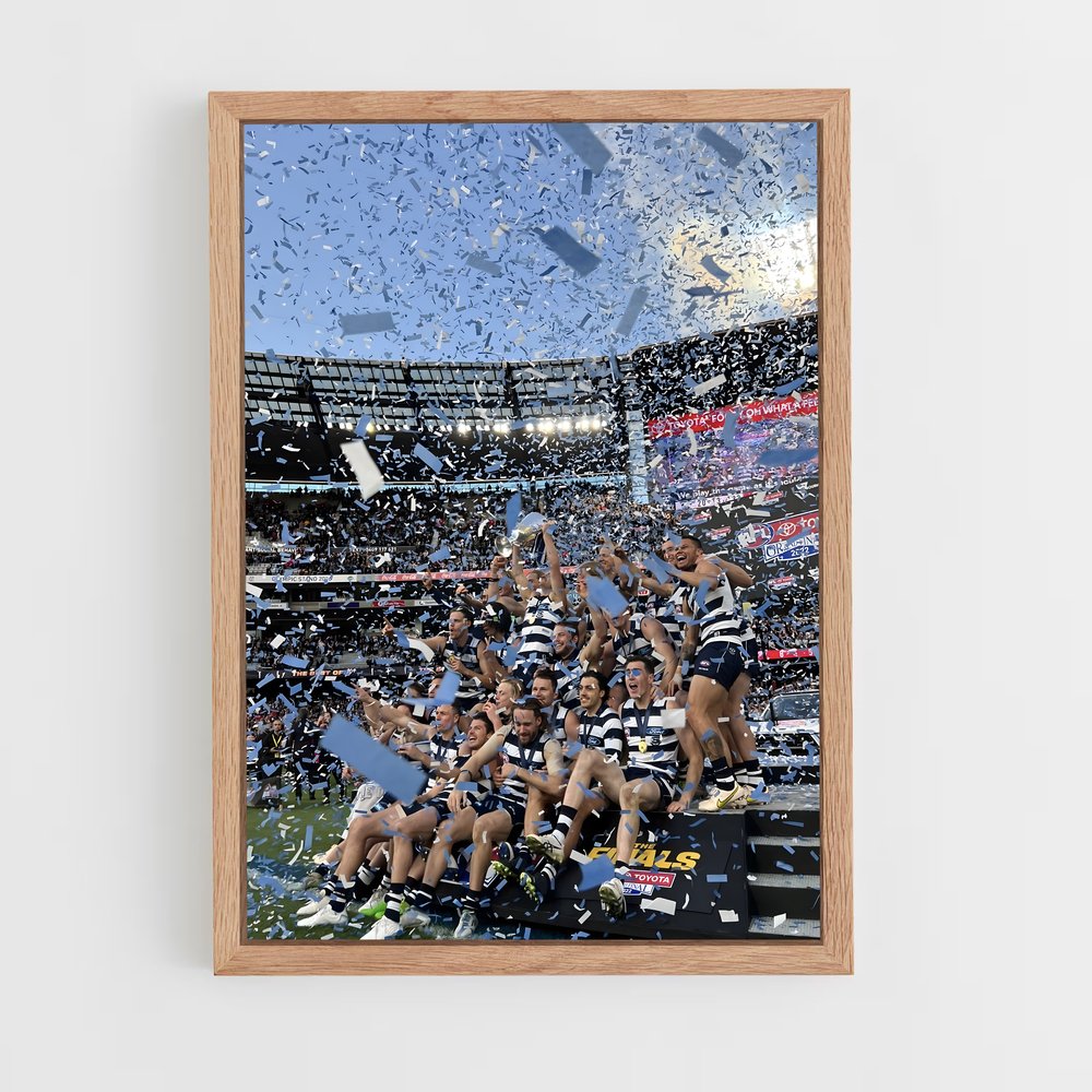 Poster La Victoire des Geelong – affiche Football australien (vue 4)